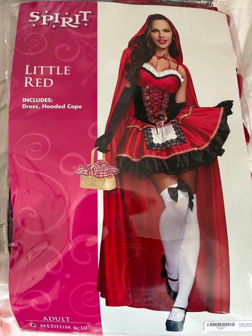 Spirit Red and Black Little Red Riding Hood Costume